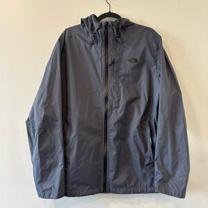 The North Face Mens Alta Vista Jacket Vanadis Grey XLarge Hooded Windbreaker